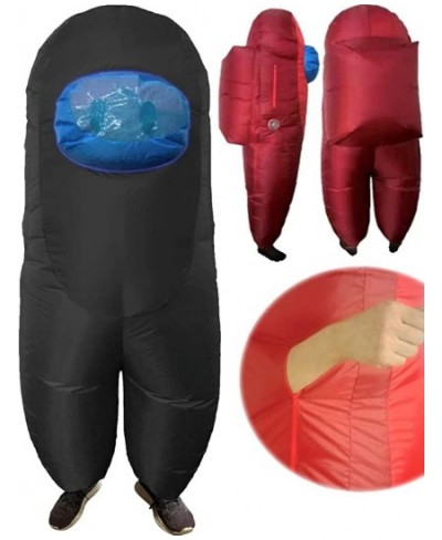 Red Amongst Us Sus Imposter Killer Astronaut Inflatable Kid's Small Child's Small $88.40 - Kids' Costumes