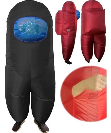 Red Amongst Us Sus Imposter Killer Astronaut Inflatable Kid's Small Child's Small $88.40 - Kids' Costumes