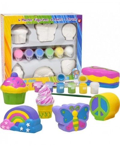 Decorate Your Own Figurines Paint Your Own Kids Set - Includes Six Figurines Paint Brush Six Pots of Paint $26.96 - Craft Kits