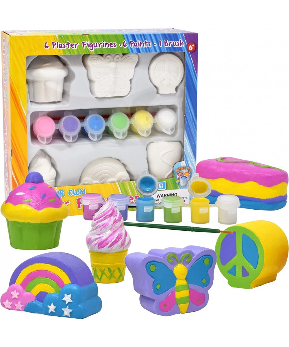 Decorate Your Own Figurines Paint Your Own Kids Set - Includes Six Figurines Paint Brush Six Pots of Paint $26.96 - Craft Kits