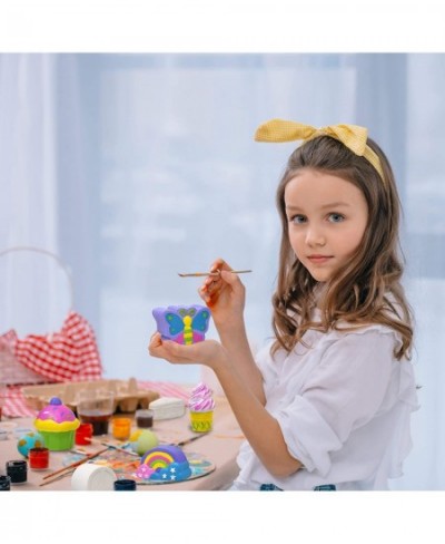 Decorate Your Own Figurines Paint Your Own Kids Set - Includes Six Figurines Paint Brush Six Pots of Paint $26.96 - Craft Kits