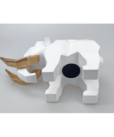 Home Decor Cartoon Animal Geometric Mammoth Shape Design Coin Bank Money Saving Bank Toy Bank Cents Penny Piggy Bank $46.22 -...