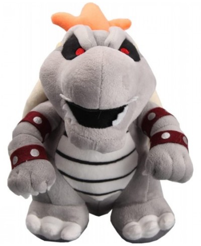 10'' Gray Dry Bowser Koopa & 7'' Dry Bone Bowser Jr. Plush Toy Stuffed Figure Doll $55.67 - Plush Figure Toys