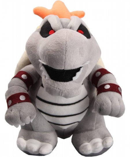 10'' Gray Dry Bowser Koopa & 7'' Dry Bone Bowser Jr. Plush Toy Stuffed Figure Doll $55.67 - Plush Figure Toys