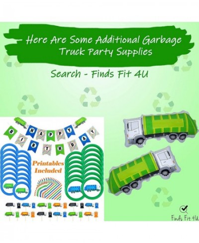 Garbage Truck Party Game - Trash Truck Birthday Party Supplies -Fun for All Ages - Pin The Garbage on The Garbage Truck $17.4...