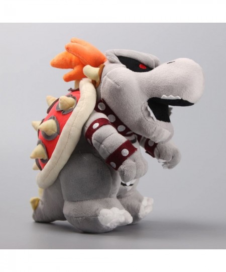 10'' Gray Dry Bowser Koopa & 7'' Dry Bone Bowser Jr. Plush Toy Stuffed Figure Doll $55.67 - Plush Figure Toys