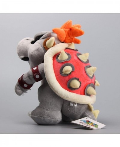 10'' Gray Dry Bowser Koopa & 7'' Dry Bone Bowser Jr. Plush Toy Stuffed Figure Doll $55.67 - Plush Figure Toys