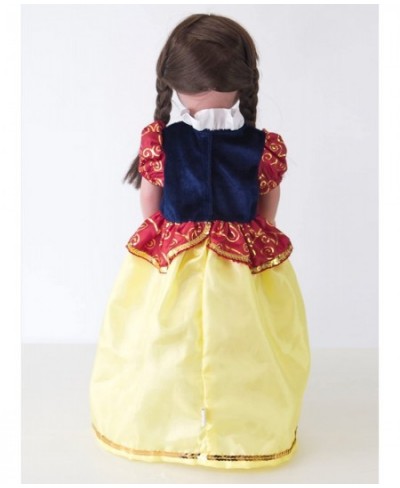 Snow White Princess Doll Dress - Doll Not Included - Machine Washable Child Pretend Play and Party Doll Clothes with No Glitt...