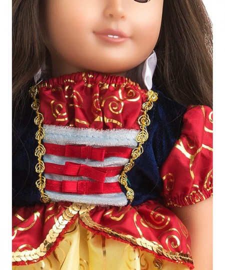 Snow White Princess Doll Dress - Doll Not Included - Machine Washable Child Pretend Play and Party Doll Clothes with No Glitt...