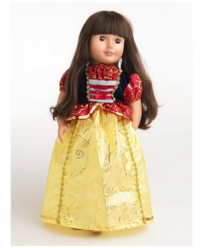 Snow White Princess Doll Dress - Doll Not Included - Machine Washable Child Pretend Play and Party Doll Clothes with No Glitt...