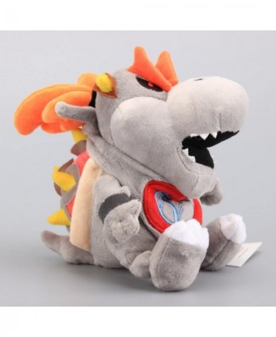 10'' Gray Dry Bowser Koopa & 7'' Dry Bone Bowser Jr. Plush Toy Stuffed Figure Doll $55.67 - Plush Figure Toys