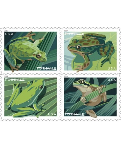 Frogs Forever Postage Stamps US First Class Postage Book of 20 (2 Pack) $75.76 - Collectibles Display & Storage