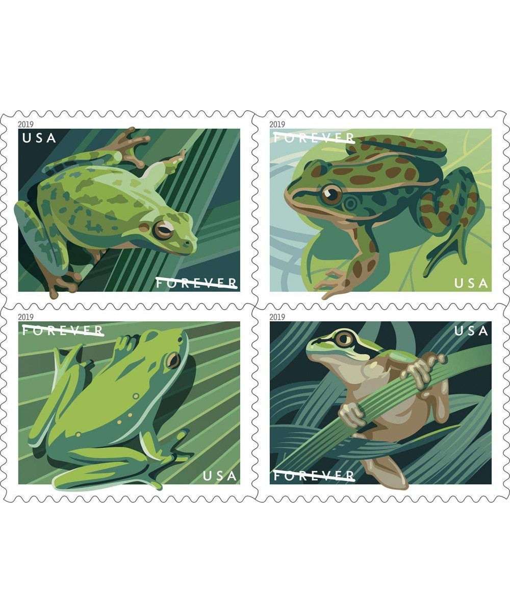 Frogs Forever Postage Stamps US First Class Postage Book of 20 (2 Pack) $75.76 - Collectibles Display & Storage