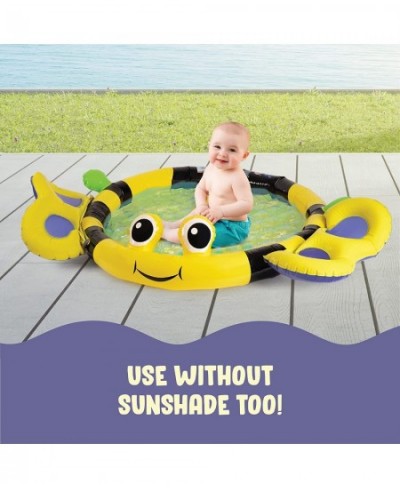 Bumble Bee Soft Inflatable Pool | Outdoor Swimming Toys for Infants & Toddlers | Blowup Games for Kids | Portable Beach Acces...