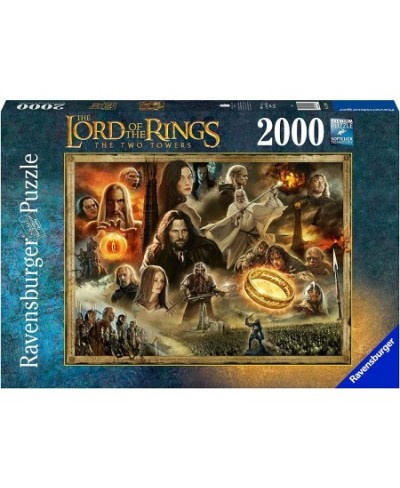 The Lord of The Rings: The Two Towers 2000 Piece Jigsaw Puzzle for Adults - 17294 - Every Piece is Unique Softclick Technolog...