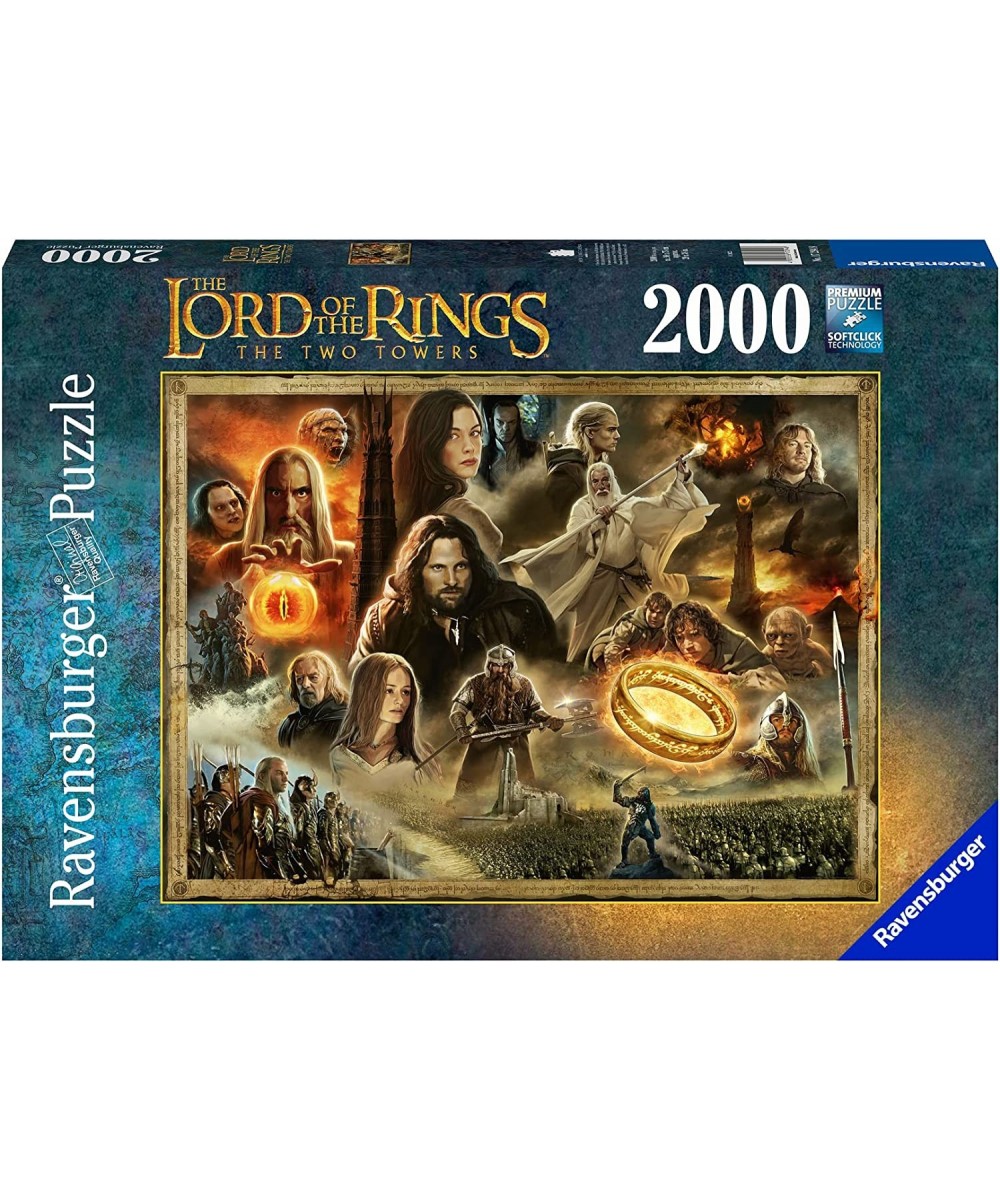 The Lord of The Rings: The Two Towers 2000 Piece Jigsaw Puzzle for Adults - 17294 - Every Piece is Unique Softclick Technolog...