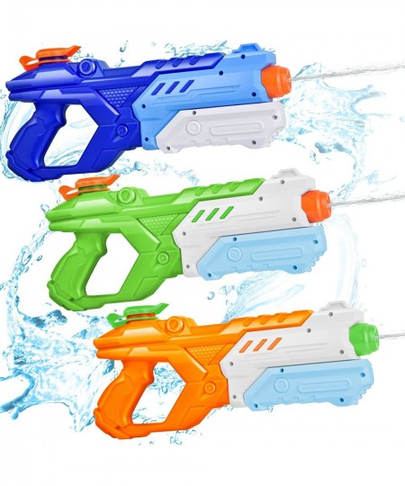 Water Guns for Kids Adults - 3 Pack 600CC Super Squirt Guns Water Soaker Blaster Long Shooting Range Ideas Gift Toys for Summ...