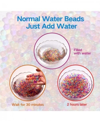 Water Ball Beads Refill Ammo Gel Splater Ball Blaster Bullets for Gel Toy Blasters Non-Toxic Eco Friendly Water Gel Beads for...