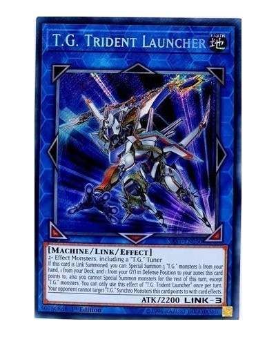 T.G. Trident Launcher - SAST-EN050 - Savage Strike - First Edition - Secret Rare $11.64 - Card Games