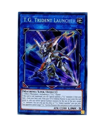 T.G. Trident Launcher - SAST-EN050 - Savage Strike - First Edition - Secret Rare $11.64 - Card Games