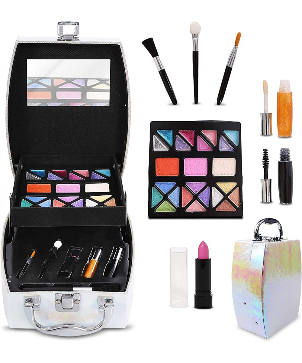 Princess Makeup Kit for Girls - Kids Washable Make Up Pretend Play Toy Set with Glitter Cosmetic Case Non Toxic $44.75 - Kids...