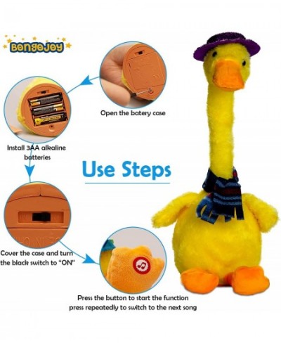 Dancing Duck Toy | Imitating Duck Singing Toy | Repeats What You Say | Electronic Dancing Ducks with Funny Clothes | Dance Du...