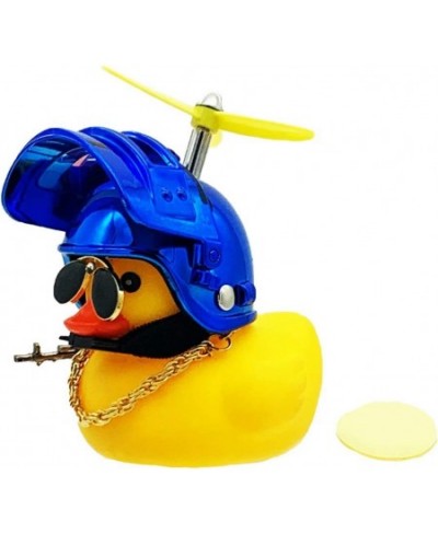 Rubber Duck Toy Car Ornaments Duck Car Dashboard Decorations with Propeller Helmet $15.13 - Gags & Practical Joke Toys