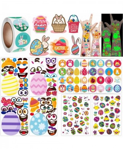 Easter Stickers for Kids 725pcs Easter Sticker Party Favor Easter Sticker for Egg Decoration Easter Sticker and Temporary Tat...