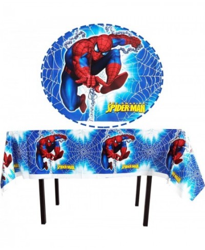 2pcs Spiderman Themed Birthday Party Decorations – Disposable Spiderman Plastic Tablecloth | 70.8 x 42.5” Disposable Table Co...