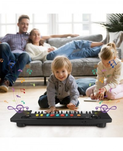 Kids Piano Keyboard Piano for Kids with Microphone Portable Electronic Keyboards for Beginners 37 Keys Musical Toy for 3/4/5/...