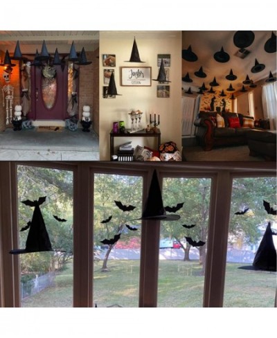 Witch Hat Halloween Witch Costume Decor Hanging Witch Hats Floating Witch Hats for Halloween Party Yard Decorations Supplies ...