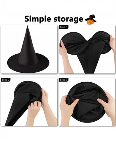 Witch Hat Halloween Witch Costume Decor Hanging Witch Hats Floating Witch Hats for Halloween Party Yard Decorations Supplies ...