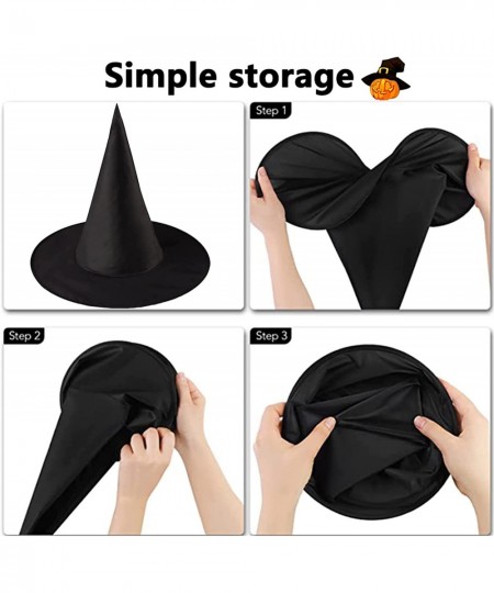 Witch Hat Halloween Witch Costume Decor Hanging Witch Hats Floating Witch Hats for Halloween Party Yard Decorations Supplies ...