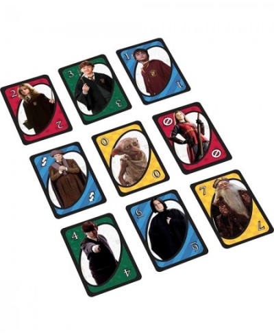 UNO Harry Potter Card Game Movie-Themed Collectors Deck Of 112 Cards With Hogwarts Character Images Gift For Fans Ages 7 Year...