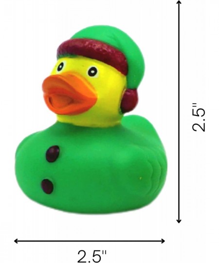 Christmas Rubber Ducks Bulk (24 Pack) Holiday Themed Rubber Duckies 2.5" - for Kids Party Favors Bath Toys Jeep Ducking Bulk ...