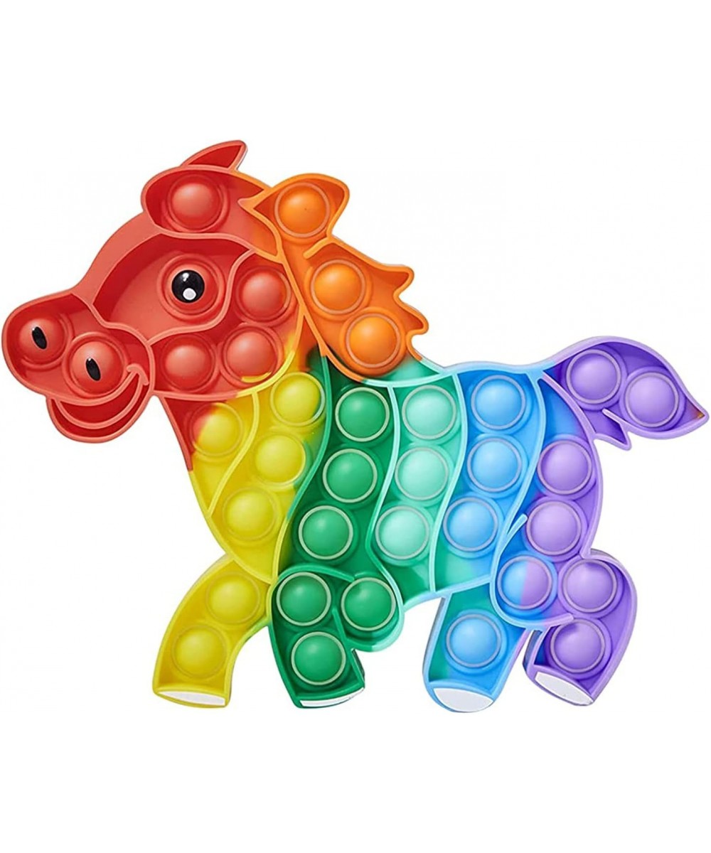 Fidget Toys Push Bubble Fidgets Sensory Toy Pop Fidget Toy for Kids Adults Silicone Stress Relief Toy - Horse Rainbow $17.61 ...