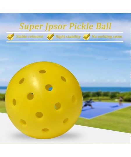 6PCS Indoor Pickleball Set Used for Plastic Baseballs for Kids and Adult Plastic Softball. Daily Training Use Pickleball Outd...