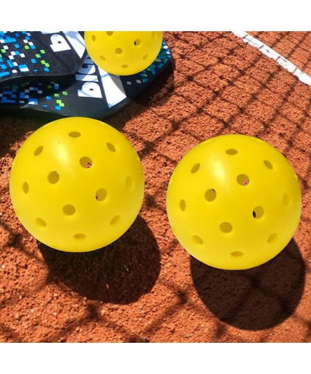 6PCS Indoor Pickleball Set Used for Plastic Baseballs for Kids and Adult Plastic Softball. Daily Training Use Pickleball Outd...