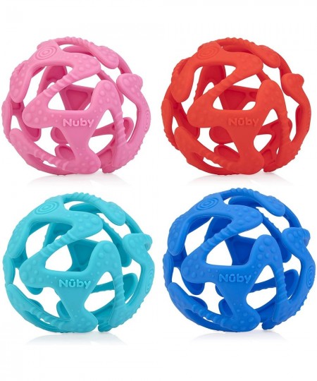 100% Silicone Tuggy Teether Ball 6 Months + Colors May Vary 1 Count (Pack of 1) $16.37 - Baby Teether Toys