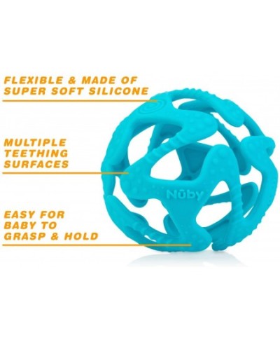 100% Silicone Tuggy Teether Ball 6 Months + Colors May Vary 1 Count (Pack of 1) $16.37 - Baby Teether Toys