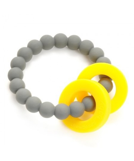 CB GO Mulberry Teether 100% Safe Silicone - Stormy Grey $28.34 - Baby Teether Toys