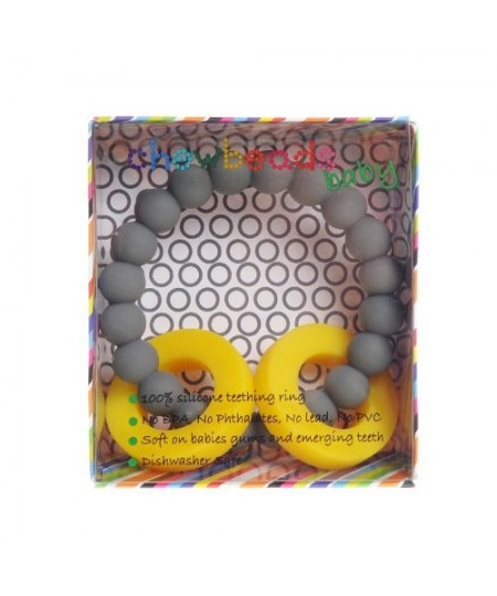 CB GO Mulberry Teether 100% Safe Silicone - Stormy Grey $28.34 - Baby Teether Toys