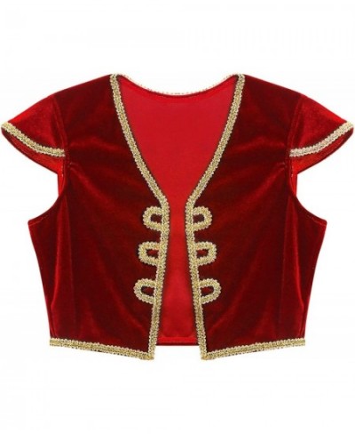 Kids Boys Arabian Prince Costume Velvet Cap Street Vest with Harem Pants for Halloween $20.37 - Kids' Costumes