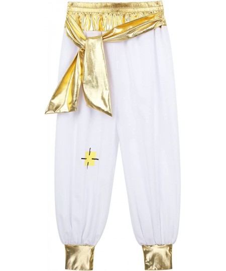 Kids Boys Arabian Prince Costume Velvet Cap Street Vest with Harem Pants for Halloween $20.37 - Kids' Costumes