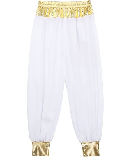 Kids Boys Arabian Prince Costume Velvet Cap Street Vest with Harem Pants for Halloween $20.37 - Kids' Costumes