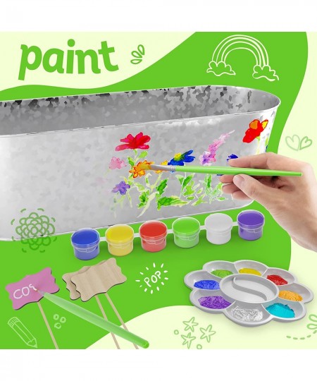 Paint & Plant Flower Craft Kit for Kids - Best Birthday Crafts Gifts for Girls & Boys Age 5 6 7 8-12 Year Old Girl Children G...