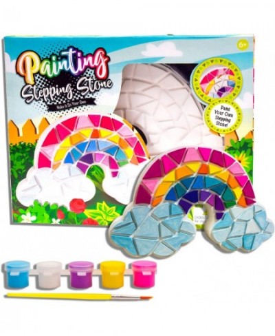 Paint Your Own Stepping Stone - Art and Craft Painting Kit DIY Garden Stone Mosaic Rainbow Stepping Stone Rainbow $23.13 - Cr...