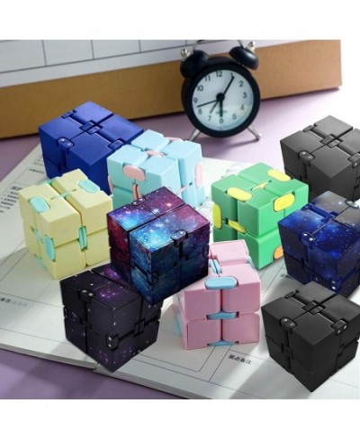 12 Pieces Infinity Cube Fidget Toy Infinity Cube Infinite Magic Fidget Cool Mini Gadget Best for Stress and Anxiety Relief $2...