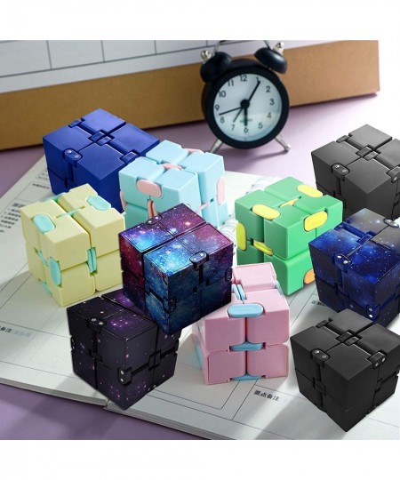 12 Pieces Infinity Cube Fidget Toy Infinity Cube Infinite Magic Fidget Cool Mini Gadget Best for Stress and Anxiety Relief $2...