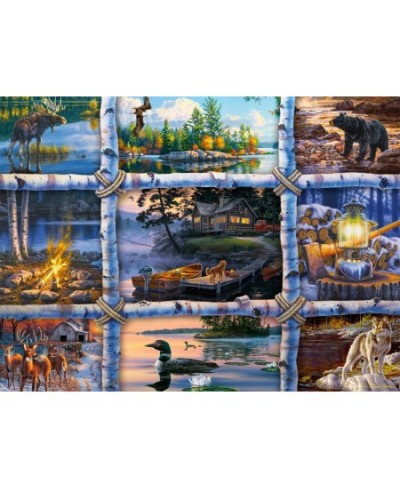 Darrell Bush - North Country - 1000 Piece Jigsaw Puzzle Blue $23.69 - Jigsaw Puzzles